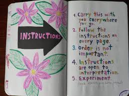 Wreck This Journal Instructions